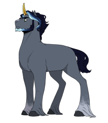 Size: 1146x1306 | Tagged: safe, artist:celeriven, derpibooru import, oc, oc:cepheus, pony, unicorn, blank flank, male, offspring, parent:king sombra, parent:princess luna, parents:lumbra, simple background, solo, stallion, transparent background