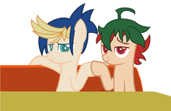 Size: 1280x828 | Tagged: safe, pony, ponified, yu-gi-oh!, yu-gi-oh! arc-v, yugo, yuya sakaki