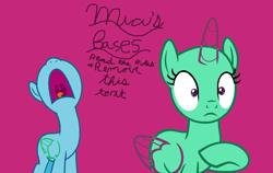 Size: 1048x662 | Tagged: safe, artist:miatdm, derpibooru import, oc, pony, base, nose in the air