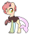 Size: 470x530 | Tagged: safe, artist:spectrumnightyt, derpibooru import, oc, oc:peach pie, draconequus, interspecies offspring, male, offspring, parent:discord, parent:pinkie pie, parents:discopie, simple background, solo, transparent background