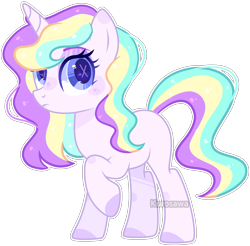 Size: 2214x2178 | Tagged: safe, artist:kurosawakuro, oc, pony, unicorn, base used, colored pupils, female, one hoof raised, parent:prince blueblood, parent:starlight glimmer, simple background, transparent background