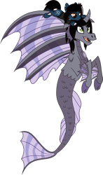 Size: 2981x5065 | Tagged: safe, artist:lightningbolt, derpibooru exclusive, earth pony, pony, siren, undead, zombie, zombie pony, bags under eyes, bone, bring me the horizon, clothes, cloven hooves, curved horn, fangs, floppy ears, gay, hair over one eye, happy, horn, kellin quinn, lip piercing, long sleeves, looking at each other, lounging, male, oliver sykes, open mouth, piercing, ponified, shipping, shirt, simple background, size difference, sleeping with sirens, slit eyes, smiling, stallion, tattoo, torn ear, transparent background