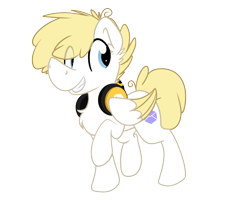 Size: 845x676 | Tagged: safe, artist:littleblackraencloud, oc, oc only, oc:john kenza, pegasus, pony, chest fluff, ear fluff, male, raised hoof, simple background, solo, stallion, transparent background