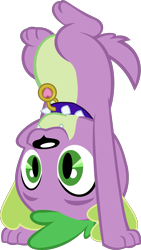 Size: 2090x3710 | Tagged: safe, artist:red4567, spike, spike the regular dog, dog, equestria girls, handstand, pawstand, simple background, solo, transparent background, upside down, vector, yoga