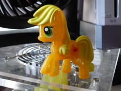 Size: 1143x857 | Tagged: safe, applejack, earth pony, pony, irl, mcdonald's happy meal toys, mexico, photo, solo, toy