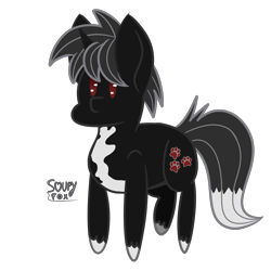 Size: 3000x3000 | Tagged: safe, artist:soupyfox, oc, oc only, oc:dog whisperer, pony, unicorn, chibi, simple background, solo, transparent background, ych result