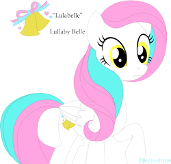 Size: 2645x2537 | Tagged: safe, artist:freezestime, derpibooru exclusive, derpibooru import, oc, oc only, pegasus, pony, base used, cutie mark, lulabelle, solo