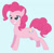 Size: 768x755 | Tagged: safe, artist:scorpdk, pinkie pie, earth pony, pony, female, mare, pink coat, pink mane, simple background, solo