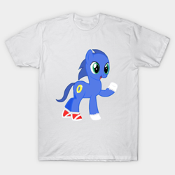Size: 630x630 | Tagged: safe, artist:volcanicdash, pony, ponified, solo, sonic the hedgehog, sonic the hedgehog (series), teepublic