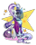 Size: 1497x1850 | Tagged: safe, artist:soundwavepie, derpibooru import, coloratura, earth pony, pony, bracelet, countess coloratura, cutie mark background, female, jewelry, mare, simple background, spiked wristband, transparent background, wristband