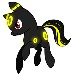 Size: 725x753 | Tagged: safe, artist:nukeleer, pony, crossover, pokémon, ponified, simple background, solo, transparent background, umbreon