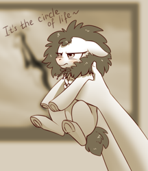 Size: 815x942 | Tagged: safe, artist:28gooddays, oc, human, pony, angry, hand, holding a pony, monochrome, movie reference, the lion king, ych example, ych sketch, your character here