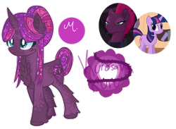 Size: 1024x749 | Tagged: safe, artist:kurosawakuro, derpibooru import, tempest shadow, twilight sparkle, pony, base used, colored pupils, female, golden oaks library, lesbian, magical lesbian spawn, offspring, parent:tempest shadow, parent:twilight sparkle, parents:tempestlight, shipping, simple background, tempestlight, transparent background