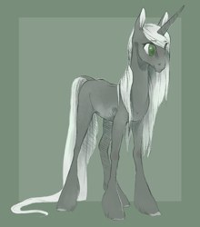 Size: 932x1060 | Tagged: safe, artist:amphoera, derpibooru import, oc, oc:verdant spring, pony, unicorn