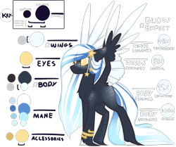 Size: 3325x2775 | Tagged: safe, artist:mcwolfity, oc, oc only, pegasus, pony, eye clipping through hair, freckles, pegasus oc, reference sheet, simple background, smiling, solo, text, transparent background, two toned wings, wings