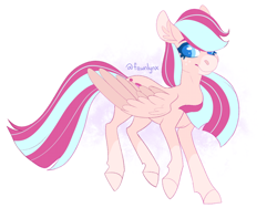 Size: 1178x887 | Tagged: safe, artist:frostedpuffs, oc, oc:candy core, pegasus, pony, female, mare, solo