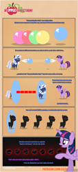 Size: 1919x4225 | Tagged: safe, artist:estories, derpibooru import, twilight sparkle, twilight sparkle (alicorn), oc, oc:silverlay, alicorn, pony, unicorn, comic:a(pple)ffection, comic, dialogue, exposition, female, magic, mare, orb, pointy ponies, portal