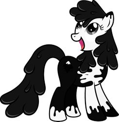 Size: 1024x1043 | Tagged: artist needed, safe, artist:flizzick, pony, ponified, rorschach, simple background, solo, transparent background