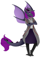 Size: 2500x3600 | Tagged: safe, artist:cyberafter, oc, oc only, oc:darkus, anthro, dragon, pony, commission, simple background, solo, transparent background