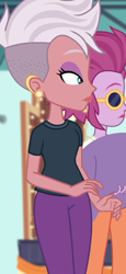 Size: 494x1078 | Tagged: safe, derpibooru import, screencap, better together, equestria girls, rollercoaster of friendship, background human, candyberry, cropped