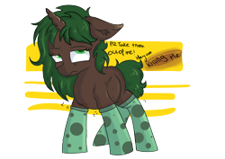 Size: 4548x3226 | Tagged: safe, artist:dumbwoofer, oc, oc:pine shine, pony, unicorn, clothes, mom, pregnant, realistic, socks, solo, tired