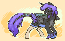 Size: 1056x669 | Tagged: safe, artist:gonedreamer, oc, alicorn, pony, alicorn oc, solo