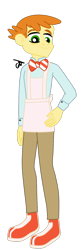 Size: 542x1645 | Tagged: safe, artist:gmaplay, carrot cake, equestria girls, clothes, male, simple background, solo, transparent background