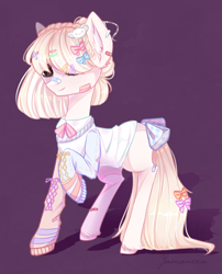 Size: 3000x3712 | Tagged: safe, artist:yamaneka, oc, earth pony, pony, solo