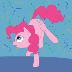 Size: 4000x4000 | Tagged: safe, artist:neekophobia, pinkie pie, earth pony, pony, confetti, female, mare, solo