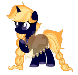 Size: 1280x1234 | Tagged: safe, artist:magicdarkart, oc, pony, unicorn, deviantart watermark, female, mare, obtrusive watermark, simple background, solo, transparent background, watermark