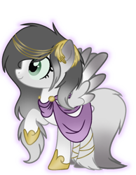 Size: 950x1224 | Tagged: safe, artist:gentlevixengal135, oc, oc:silvia (gentlevixengal135), pegasus, pony, female, mare, simple background, solo, transparent background