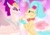 Size: 767x537 | Tagged: safe, screencap, princess skystar, queen novo, seapony (g4), my little pony: the movie, female, mother and child, mother and daughter, one small thing, out of context, parent and child