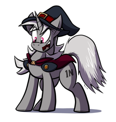 Size: 2535x2662 | Tagged: safe, artist:virmir, oc, oc:mara, pony, unicorn, female, hat, mare, ponified, simple background, solo, transparent background, witch hat