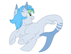 Size: 1400x1050 | Tagged: safe, artist:crystal-tranquility, oc, oc:shark bait, original species, pony, shark pony, butt, female, plot, simple background, solo, transparent background