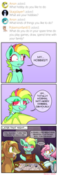 Size: 1000x2984 | Tagged: safe, artist:sickly-sour, derpibooru import, oc, oc only, oc:caramel apple, oc:kokomo, oc:sweet pea, bat pony, earth pony, pony, ask, bashful, bat wings, board game, bowtie, comic, comic strip, dice, dungeon master, dungeons and dragons, excited, golden eyes, green eyes, map, ogres and oubliettes, pink eyes, pink mane, scared, spread wings, tabletop game, tumblr, wings