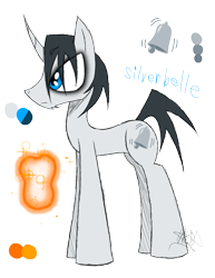 Size: 888x1150 | Tagged: safe, artist:didun850, oc, oc only, oc:silverbelle, pony, unicorn, bell, eyeliner, horn, makeup, male, reference sheet, simple background, solo, stallion, transparent background, unicorn oc