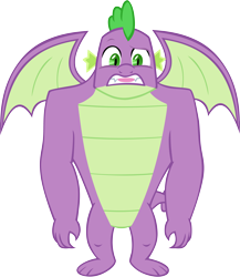 Size: 5142x5930 | Tagged: safe, artist:memnoch, spike, dragon, the last problem, gigachad spike, male, older, older spike, simple background, solo, transparent background, vector, winged spike, wings