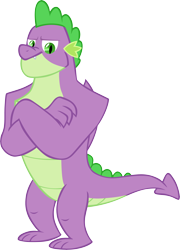 Size: 4280x5955 | Tagged: safe, artist:memnoch, spike, dragon, the last problem, gigachad spike, male, older, older spike, simple background, solo, transparent background, vector, winged spike, wings