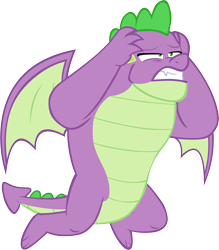 Size: 5081x5805 | Tagged: safe, artist:memnoch, spike, dragon, the last problem, gigachad spike, male, older, older spike, simple background, solo, transparent background, vector, winged spike, wings