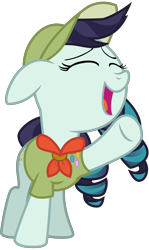 Size: 2630x4400 | Tagged: safe, artist:tomfraggle, derpibooru import, coloratura, earth pony, pony, the mane attraction, clothes, cute, eyes closed, female, filly, rara, rarabetes, simple background, singing, solo, transparent background, vector, younger