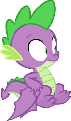 Size: 2373x4028 | Tagged: safe, artist:memnoch, spike, dragon, claws, male, simple background, solo, spread toes, transparent background, vector, winged spike