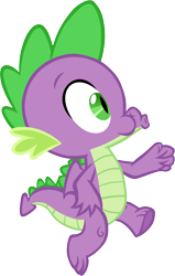 Size: 3213x5043 | Tagged: safe, artist:memnoch, spike, dragon, claws, male, simple background, solo, tail, transparent background, vector, winged spike, wings