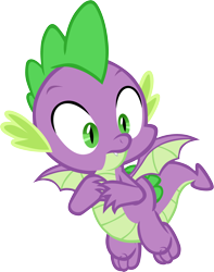 Size: 3360x4265 | Tagged: safe, artist:memnoch, spike, dragon, claws, male, simple background, solo, tail, transparent background, vector, winged spike, wings