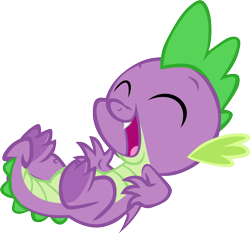 Size: 4085x3817 | Tagged: safe, artist:memnoch, spike, dragon, fangs, feet, laughing, male, male feet, simple background, solo, spread toes, tail, transparent background, underfoot, vector, winged spike