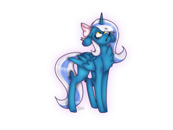 Size: 1024x768 | Tagged: safe, artist:pastaelli, derpibooru import, oc, oc only, oc:fleurbelle, alicorn, pony, alicorn oc, bow, chest fluff, colored hooves, commission, floppy ears, looking up, simple background, solo, transparent background