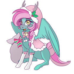 Size: 1000x1000 | Tagged: safe, artist:zombiespudding, derpibooru import, oc, oc only, pegasus, pony, bag, digital art, female, hat, mare, simple background, solo, transparent background, ych result