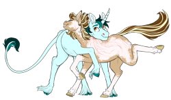 Size: 1280x755 | Tagged: safe, artist:loladotz, oc, oc only, oc:amadis, oc:radiant valor, classical unicorn, earth pony, pony, unicorn, cloven hooves, female, leonine tail, male, mare, simple background, stallion, transparent background, unshorn fetlocks