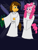 Size: 1000x1300 | Tagged: safe, artist:horsesplease, cheese sandwich, pinkie pie, earth pony, elf, pony, celeborn, cheesepie, clothes, crossover, female, galadriel, lord of the rings, male, shipping, straight