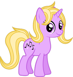 Size: 3000x3166 | Tagged: safe, artist:lightningbolt, derpibooru exclusive, derpibooru import, oc, oc only, oc:radiant tone, pony, unicorn, commission, female, grin, looking at you, mare, simple background, smiling, solo, standing, transparent background, vector