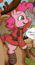 Size: 163x301 | Tagged: safe, idw, pinkie pie, earth pony, pony, spoiler:comic, spoiler:comic10